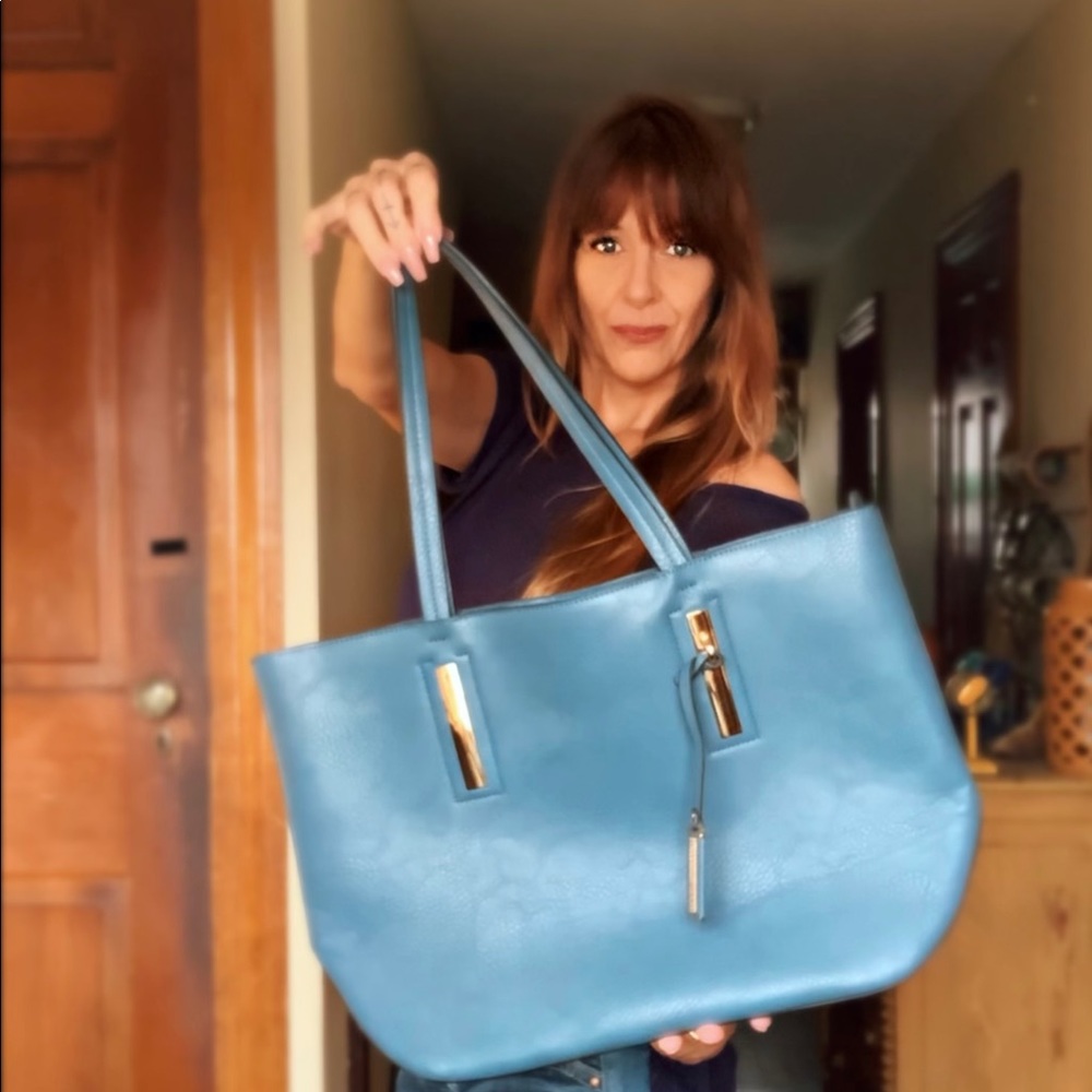 Dark Slate Blue Handbag - Picture 8 of 12